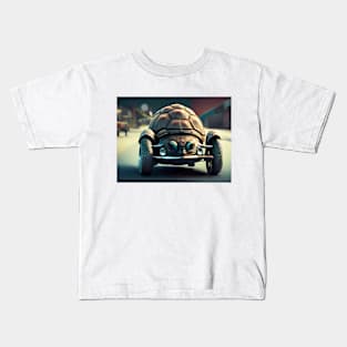 turtle turned into a car Kids T-Shirt